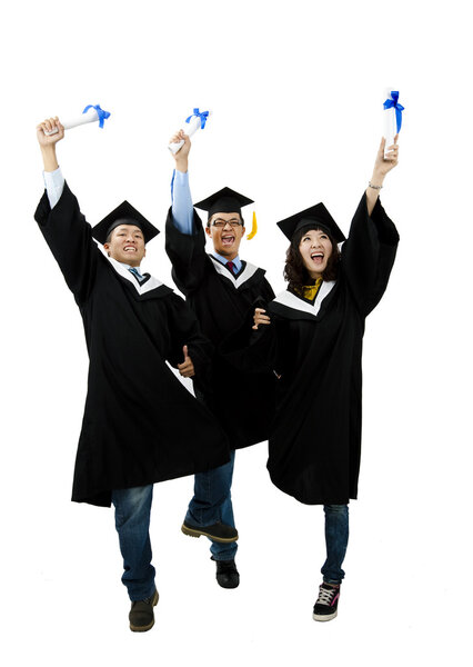 Group of graduation students