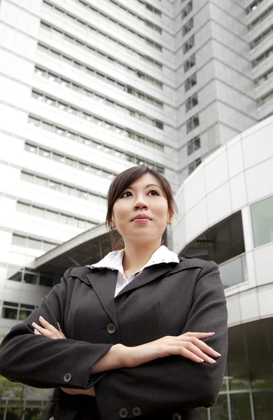 Успішна азіатська бізнес жінка — стокове фото
