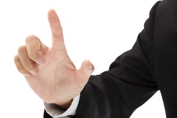 Hand of businessman try to touching — Stock Photo, Image
