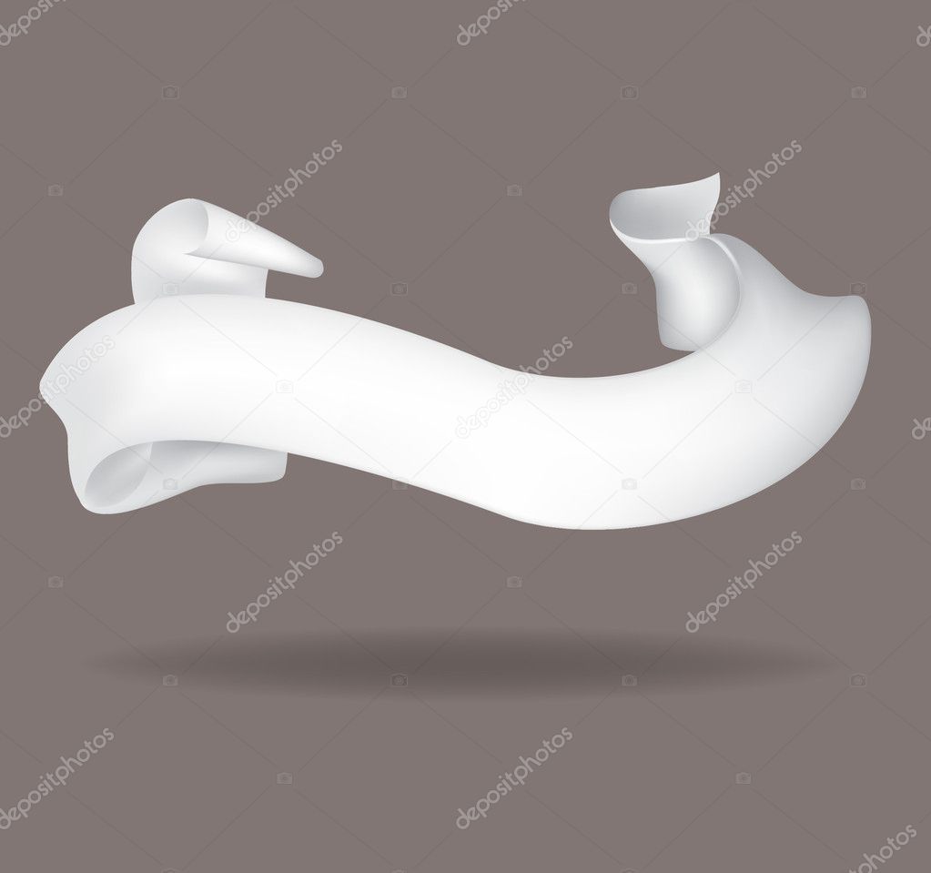 Folded ribbon Stock Vector Image by ©traffico #5633995