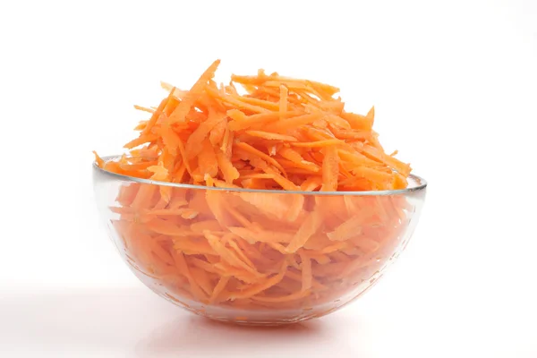 Тертая морковь — стоковое фото