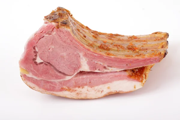 Carne ahumada en las costillas — Foto de Stock