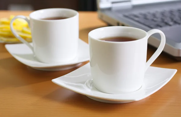 Te på kontor — Stockfoto