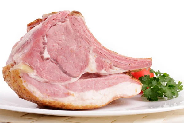 Carne affumicata sulle costole — Foto Stock