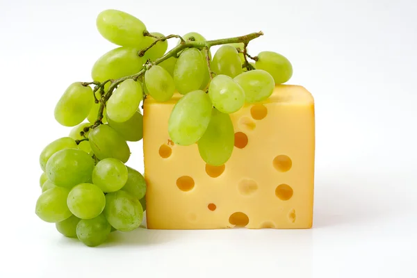 Τυρί και σταφύλια — Φωτογραφία Αρχείου