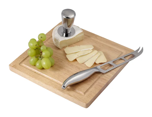 Chesse and grapes — Stock Photo, Image