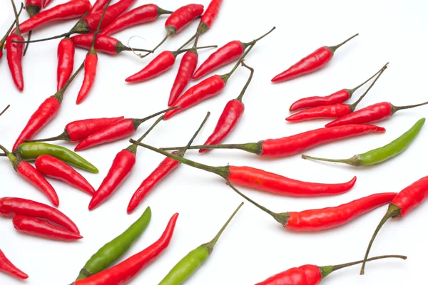 Chiles picantes rojos y verdes —  Fotos de Stock
