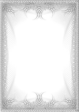 A luxury golden blank (cetificate) clipart