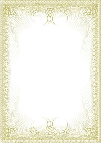Un blanco dorado de lujo (cetificado ) — Foto de Stock