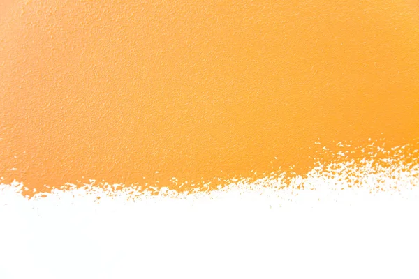 Wall's achtergrond geschilderd / oranje / echte textuur — Stockfoto