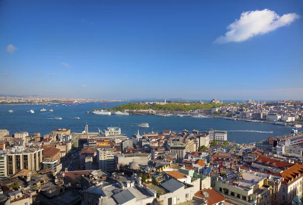 İstanbul 'un hava manzarası — Stok fotoğraf
