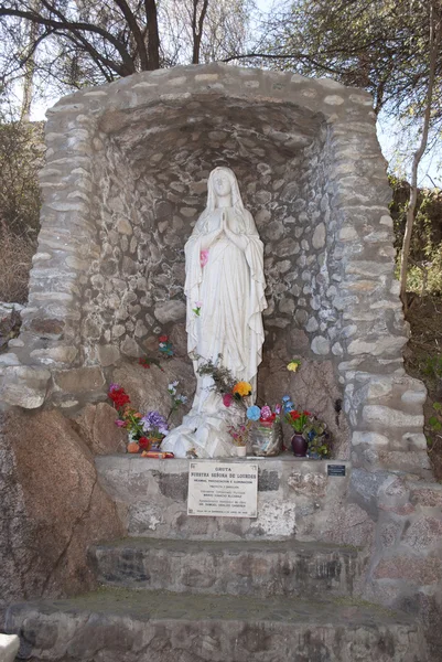 Svatyně Panny Marie v lourdes, san luis, argentina — Stock fotografie