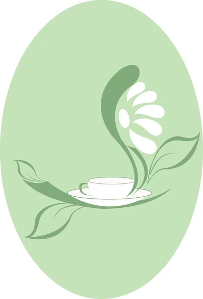 Зелений чай — стоковий вектор