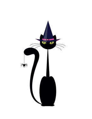 Halloween cat clipart