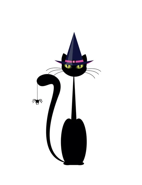 Хеллоуїн кішка — стоковий вектор