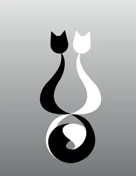 Quelques chats — Image vectorielle