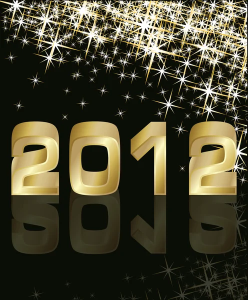 Nový rok 2012, vektorové ilustrace — Stockový vektor