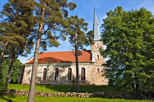 Kyrkan i mazirbe.latvia. — Stockfoto
