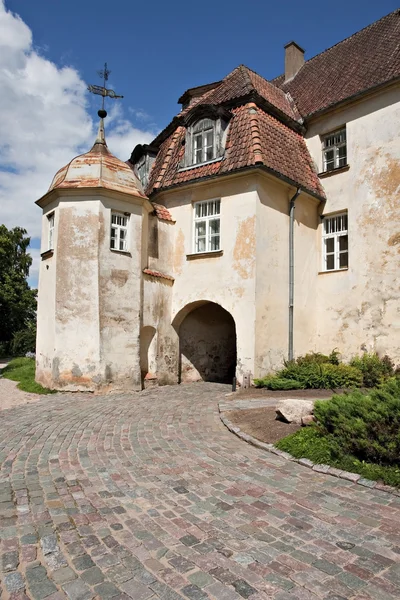Wejście w średniowiecznym zamku. — Zdjęcie stockowe