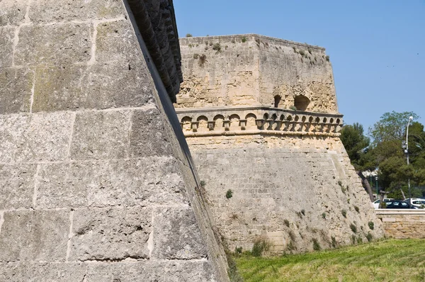 Norman szwabskiej zamku. Bari. Apulia. — Zdjęcie stockowe