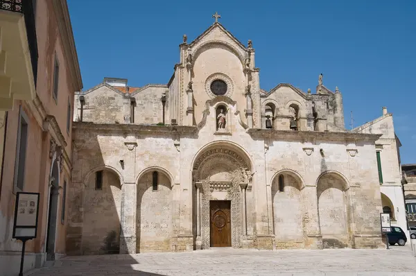 St. giovanni battista církve. Matera. Basilicata. — Stock fotografie