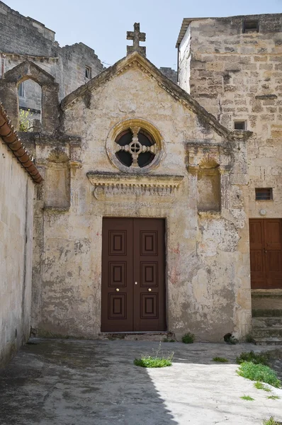 St. anthony abbot Kilisesi. Matera. Basilicata. — Stok fotoğraf