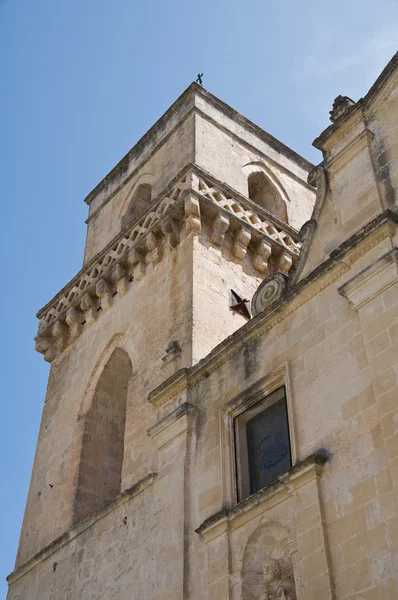 St. Pietro Caveoso Belltower Church. Matera. Basilicata. — Zdjęcie stockowe
