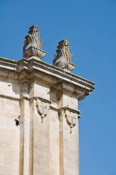 Ayrıntılı bir kilise. Matera. Basilicata. — Stok fotoğraf