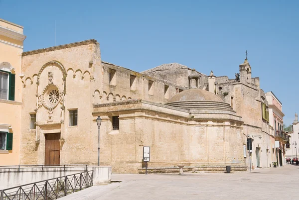 Domenico kostel sv. Matera. Basilicata. — Stock fotografie