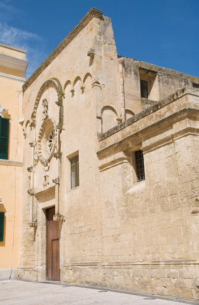 Aziz domenico Kilisesi. Matera. Basilicata. — Stok fotoğraf