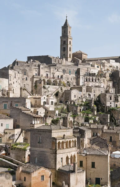 Panoramisch zicht van matera. Basilicata. — Stockfoto