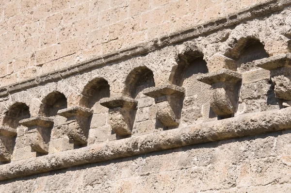 Detail of a Norman-swabian castle. — Stock Photo, Image