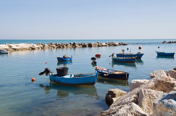 Panoramiczny widok z molfetta. Apulia. — Zdjęcie stockowe