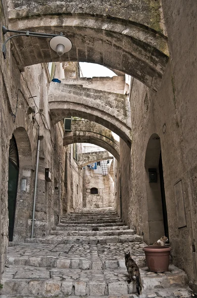 stock image Alleyway. Matera. Basilicata.