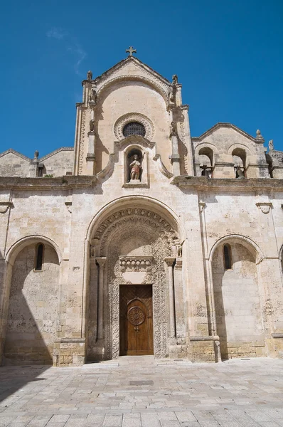 Iglesia de San Giovanni Battista. Matera. Basilicata . —  Fotos de Stock