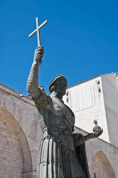 stock image The Colossus of Barletta. Apulia.