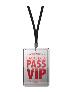 Backstage pass vip clipart