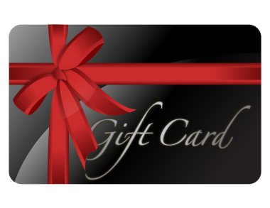 Generic gift card File available. clipart