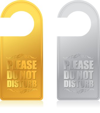 Please do not disturb sign clipart