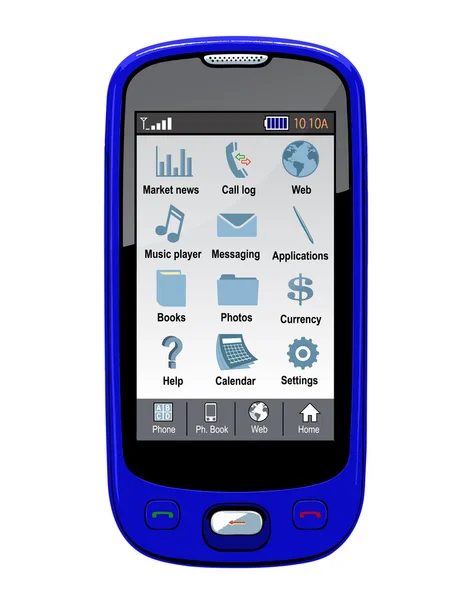 Telefone celular, PDA e GPS . — Fotografia de Stock