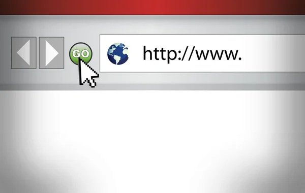 Browser Web — Foto Stock