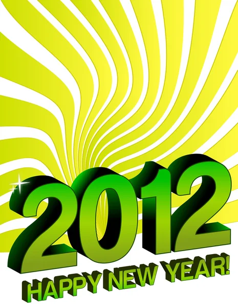 2012 mutlu yeni yıl — Stok fotoğraf