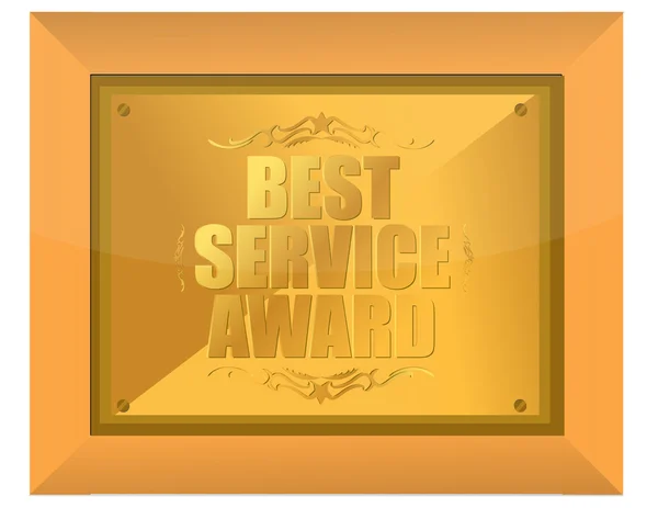 Bästa service award — Stockfoto