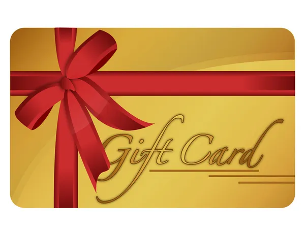 Gold gift card File available. — Stock Photo, Image