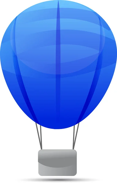 Hot air balloon isolated on a white background — Stock Photo, Image