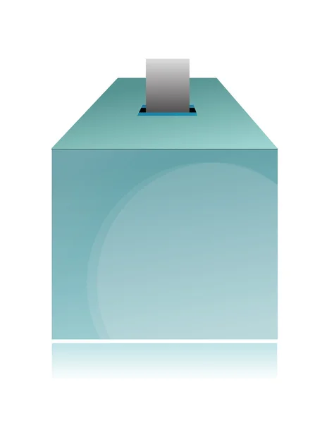 Избирательный ящик изолирован на белом — стоковое фото
