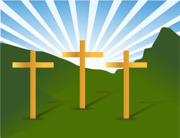 Three holy crosses — Stock Photo, Image