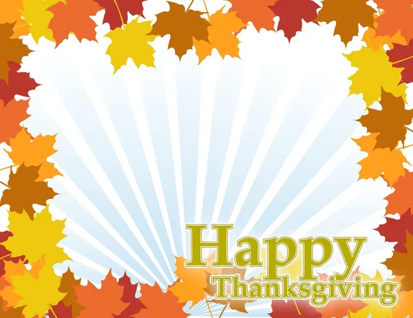 Illustration sammansättning för thanksgiving inbjudan eller gratulationskort. happ — Stockfoto