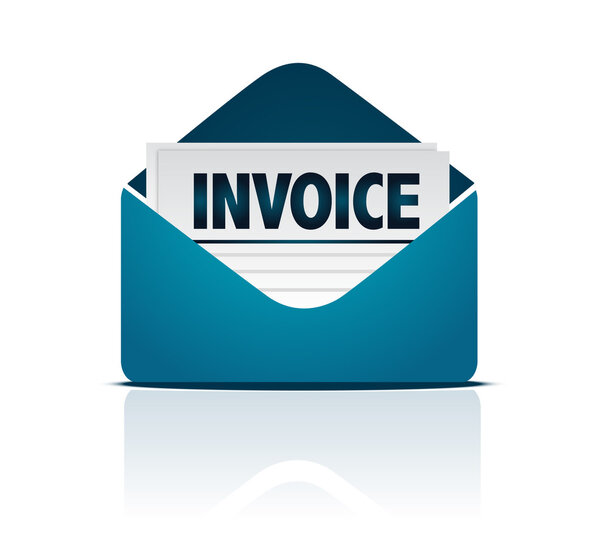 Invoice with envelope