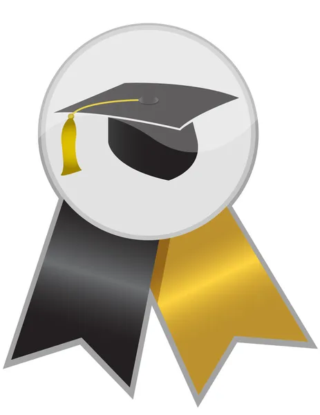 Graduation cap ribbon isolated on white background. / Graduation ribbon — Stock Photo, Image